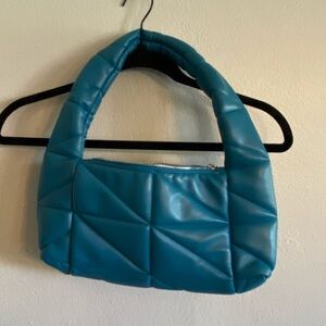 Blue Zara purse